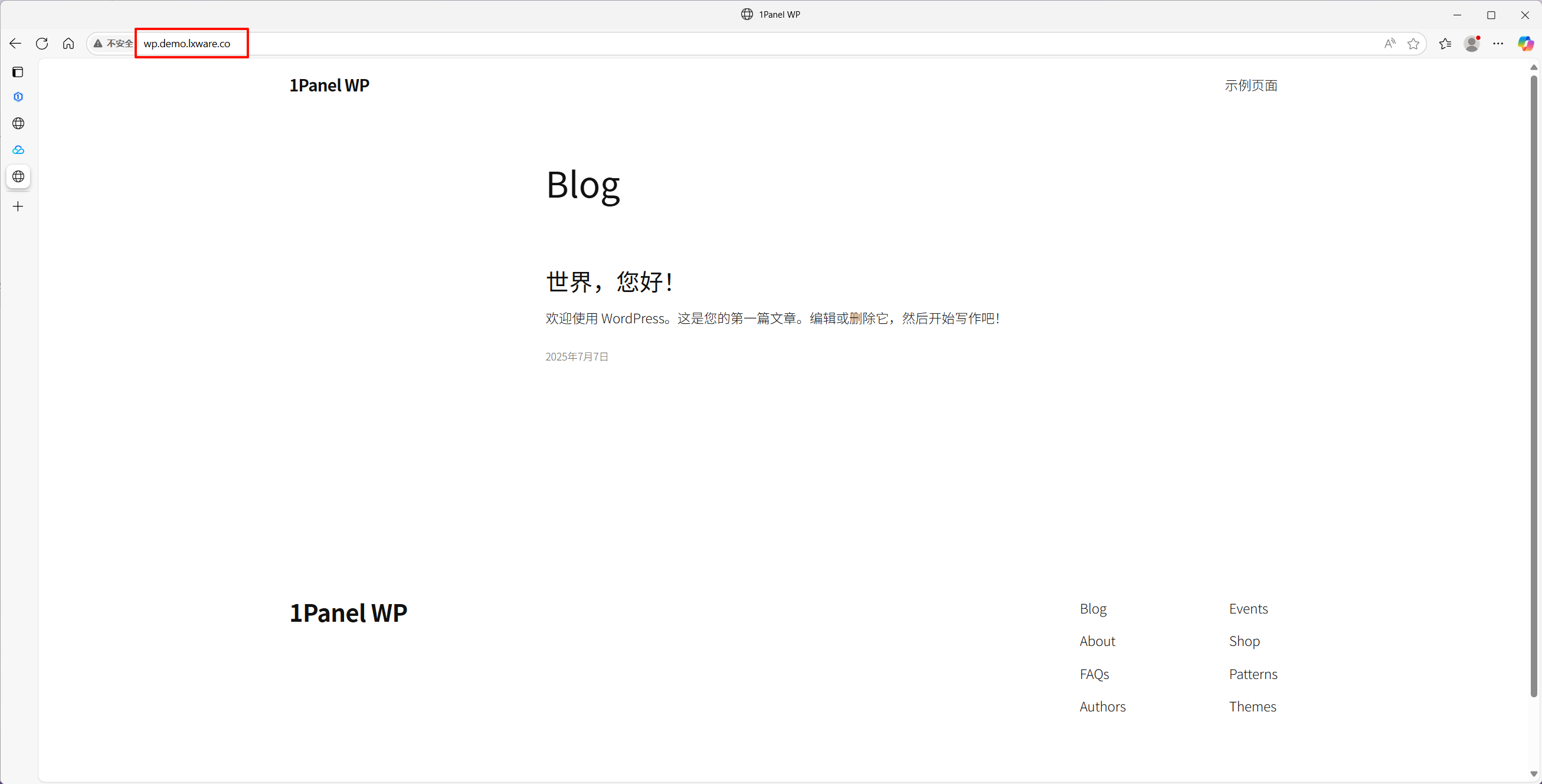 Verify DNS